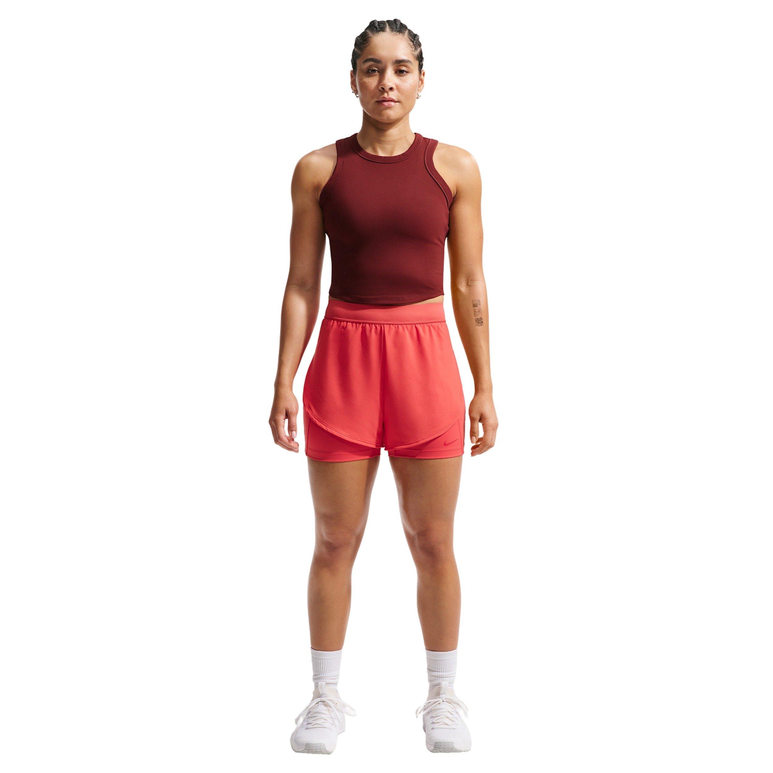 Nike Women's Universa 2-in-1 5" Shorts - Light Crimson - LIGHT CRIMSON
